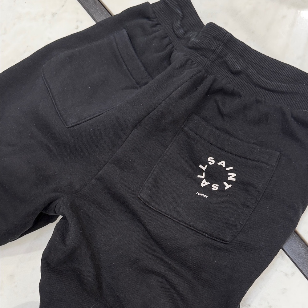 All Saints Kids Black Joggers - Picture 3 of 3